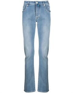 Узкие джинсы с эффектом потертости Jacob cohen