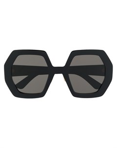 Солнцезащитные очки в массивной семиугольной оправе Gucci eyewear