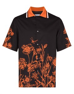 Рубашка с короткими рукавами и принтом Wildflower Salvatore ferragamo