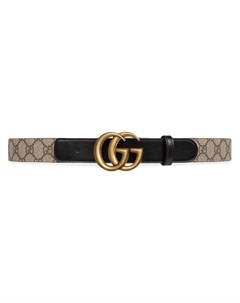 Ремень GG Marmont с узором GG Supreme Gucci