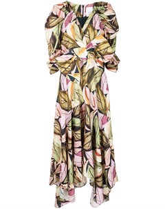 Креповое платье Ellis с цветочным принтом Acler