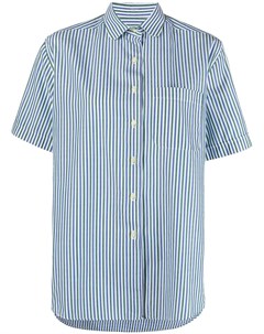 Полосатая рубашка с короткими рукавами 1990 х годов Burberry pre-owned