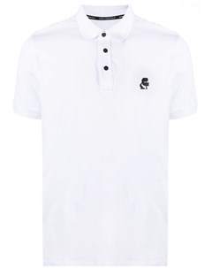 Рубашка поло с вышитым логотипом Karl lagerfeld