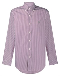 Рубашка в полоску с вышитым логотипом Polo ralph lauren