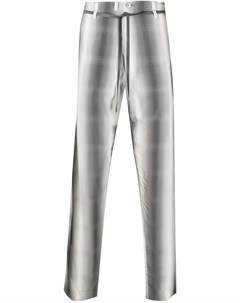 Полосатые брюки прямого кроя с эффектом градиента Marni