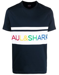 Футболка с вышитым логотипом Paul & shark