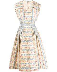 Расклешенное платье миди с цветочным принтом A.n.g.e.l.o. vintage cult