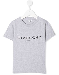 Меланжевая футболка с логотипом Givenchy kids