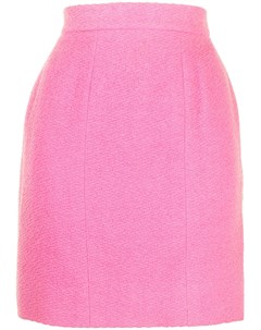 Твидовая юбка мини с завышенной талией Chanel pre-owned
