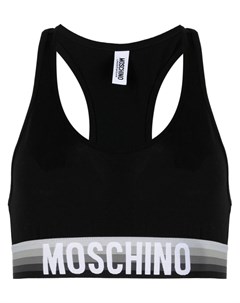 Спортивный бюстгальтер с логотипом Moschino