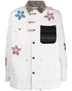 Куртка рубашка с цветочной аппликацией Alchemist