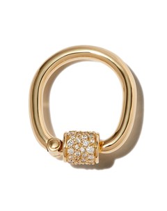 Кольцо Trundle Lock из желтого золота с бриллиантами Marla aaron