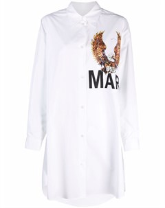 Платье рубашка с длинными рукавами Mm6 maison margiela