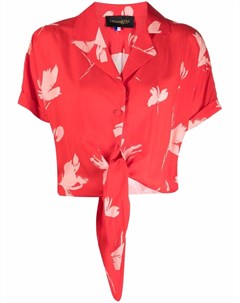 Рубашка с завязками и цветочным принтом La seine & moi