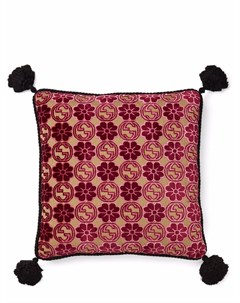 Подушка с цветочным узором Gucci
