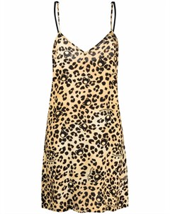 Ночная сорочка с леопардовым принтом Moschino