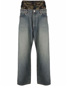 Многослойные джинсы широкого кроя Balenciaga