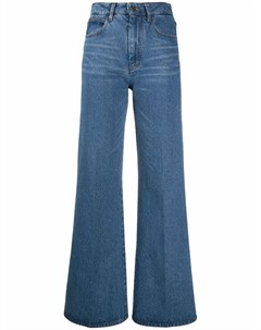 Расклешенные джинсы с завышенной талией Ami paris