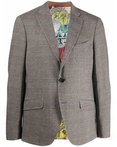 Однобортный пиджак с заостренными лацканами Etro