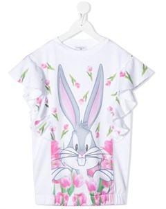 Платье футболка с принтом Bugs Bunny Monnalisa