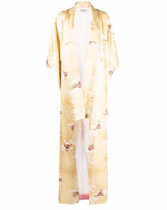 Жаккардовый халат 1970 х годов с цветочным узором A.n.g.e.l.o. vintage cult