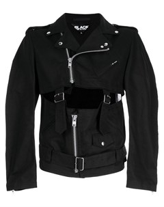 Байкерская куртка с поясом Black comme des garçons