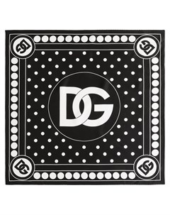 Платок в горох с логотипом Dolce&gabbana