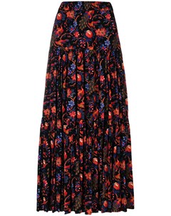 Длинная юбка с цветочным принтом La doublej