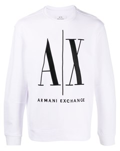 Толстовка с круглым вырезом и логотипом Armani exchange