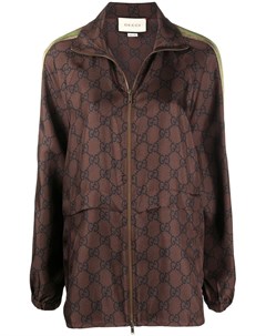 Куртка на молнии с узором GG Supreme Gucci