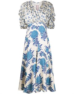 Платье миди с цветочным принтом Antonio marras