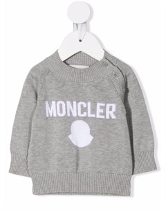 Джемпер с логотипом и длинными рукавами Moncler enfant