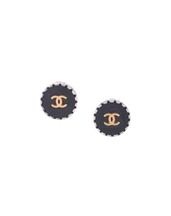 Серьги 1996 го года с логотипом CC и фестонами Chanel pre-owned