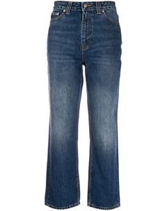Прямые джинсы с завышенной талией Ganni