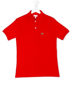 Рубашка поло с вышитым логотипом Lacoste kids