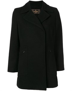 Пальто узкого кроя Fendi pre-owned