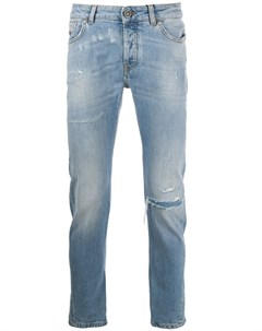 Прямые джинсы с эффектом потертости John richmond