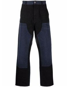 Двухцветные брюки прямого кроя Carhartt wip