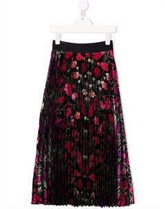 Плиссированная юбка с цветочным принтом John richmond junior