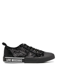 Кроссовки на шнуровке Love moschino