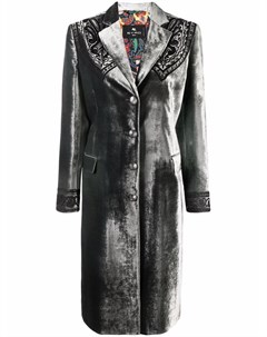 Пальто с вышивкой пейсли Etro