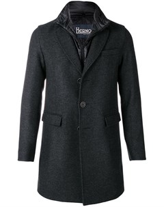 Однобортное пальто классического кроя Herno