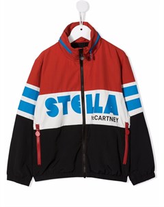 Спортивная куртка с логотипом Stella mccartney kids