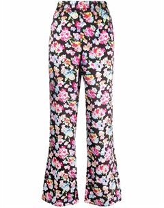 Прямые брюки с цветочным принтом Ganni