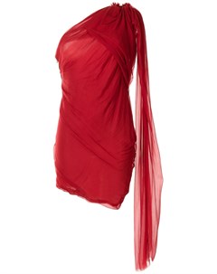 Платье 2010 х годов на одно плечо с драпировкой Lanvin pre-owned