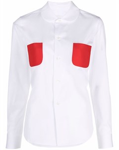 Рубашка с контрастными карманами Comme des garçons girl