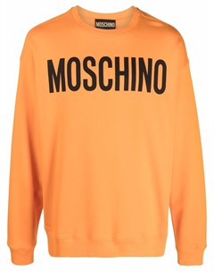 Толстовка в стиле колор блок с логотипом Moschino
