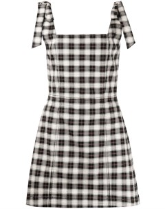 Короткое платье Maryann в клетку Alice + olivia