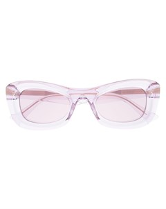 Солнцезащитные очки в прямоугольной оправе Bottega veneta