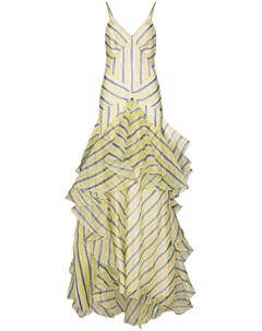 Ярусное вечернее платье Watercolour Stripe Rosie assoulin